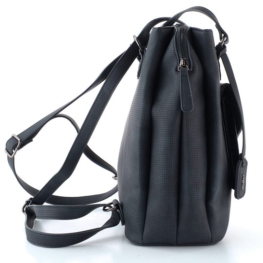 Rieker kabelka - batoh modro-černý H1036-14