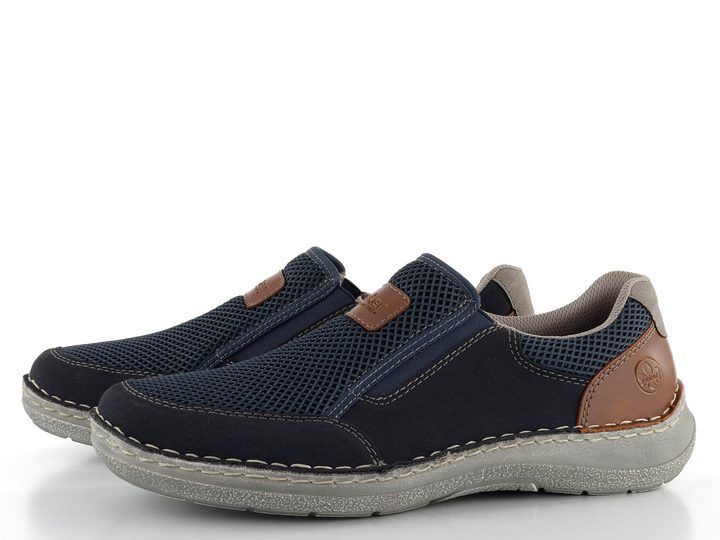 Rieker pánské nazouvací polobotky s pružinami 03053-14