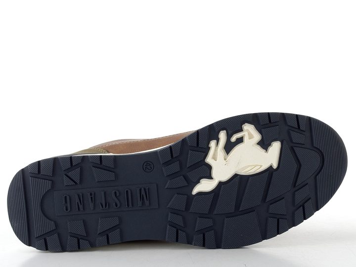 Mustang pánské polobotky se zipem cognac 26M0281003