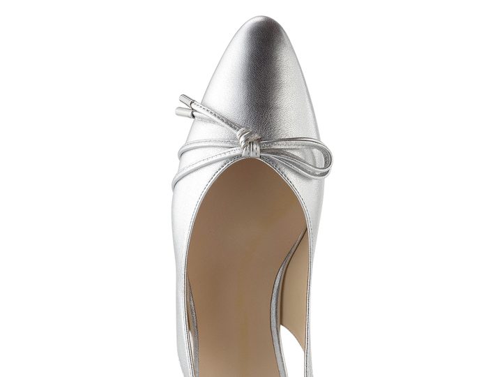 Högl baleríny s volnou patou silver 1-100121-7600