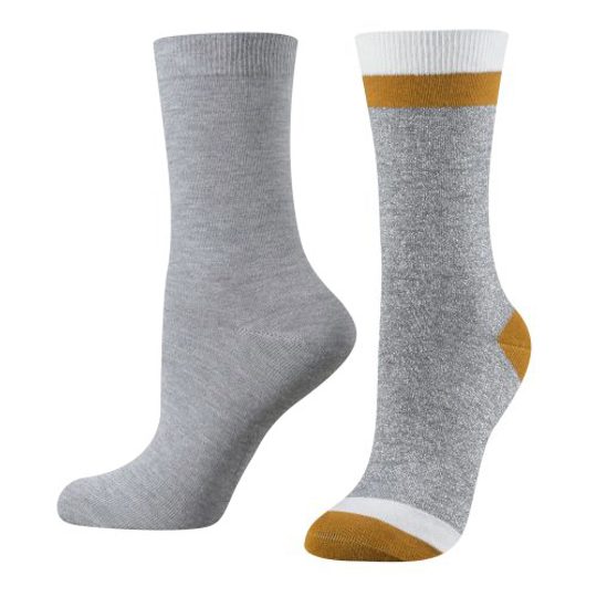 Bugatti pruhované ponožky s lurexem  2pack 6969