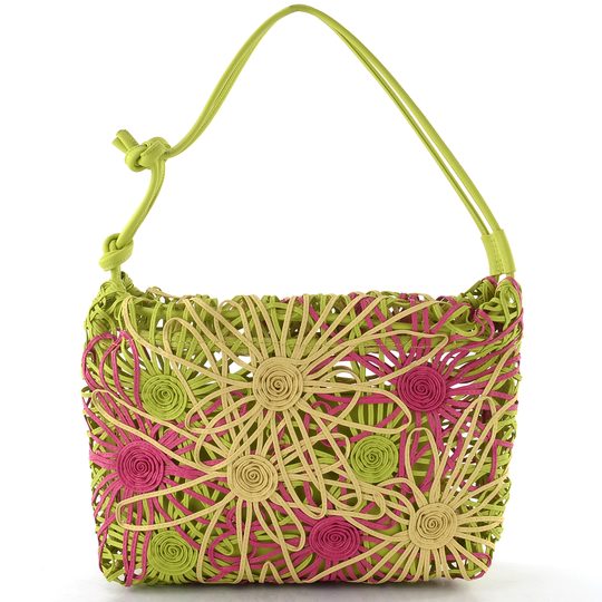 Hispanitas barevná prošívaná kabelka multi yellow BV264729