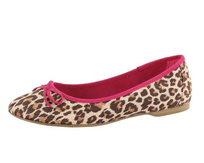 Tamaris baleríny leopard růžové