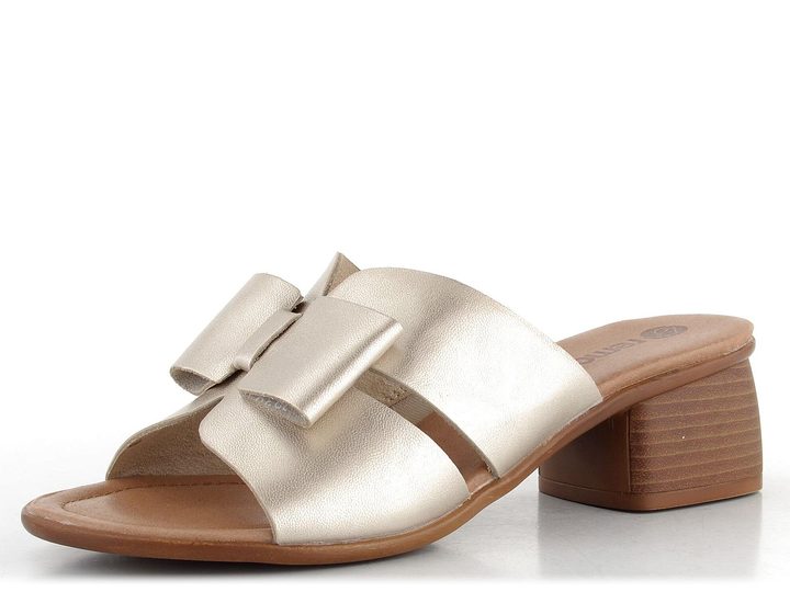 Remonte mašličkové pantofle na podpatku Palegold R8759-90