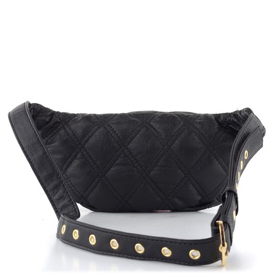 Rieker čierna prešívaná ľadvinka H1502-00