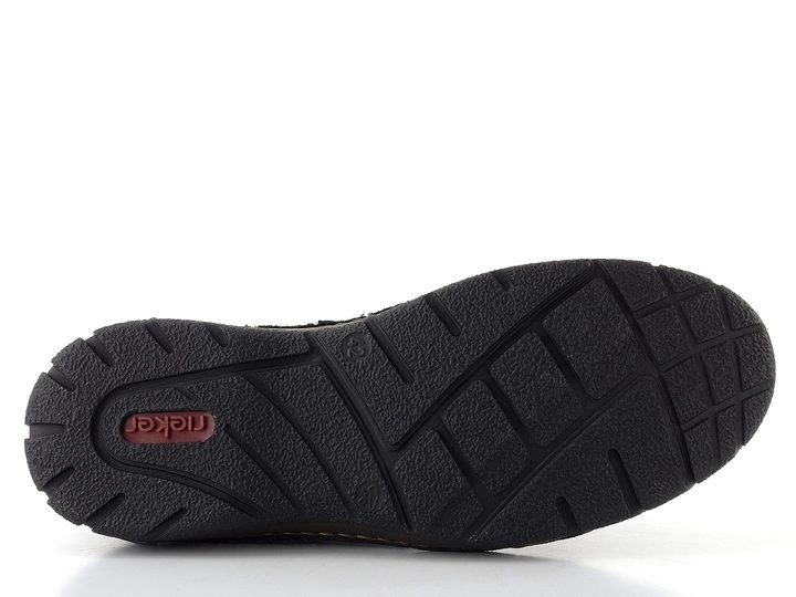 Rieker pánský šněrovací kotník s membránou černý B0333-00