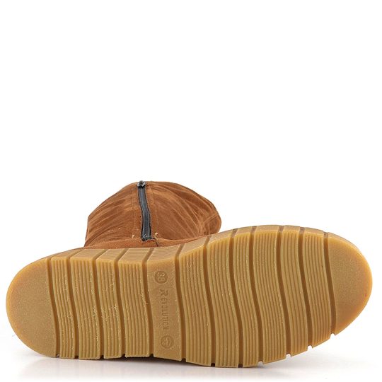 Rieker Revolution čižmy na platforme hnedé W1080-24