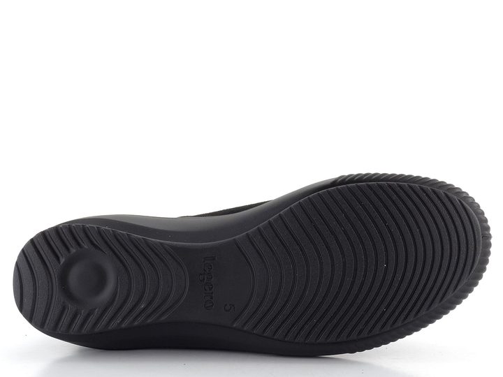 Legero semišové polobotky se zipem černé 2-000219-0000