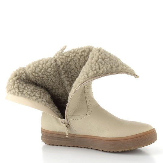Rieker polokozačky crema L2580-60