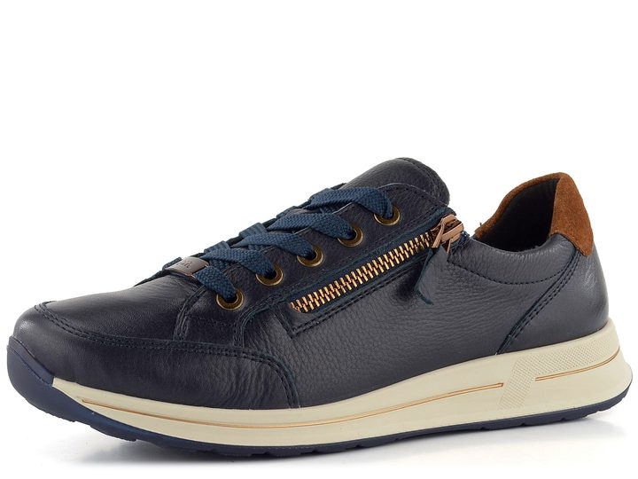 Ara dámske sneakers Osaka tmavo modré/hnedé 12-24801-22