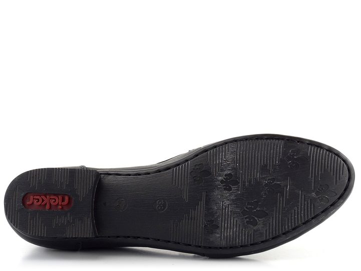 Rieker černé mokasíny 51954-01