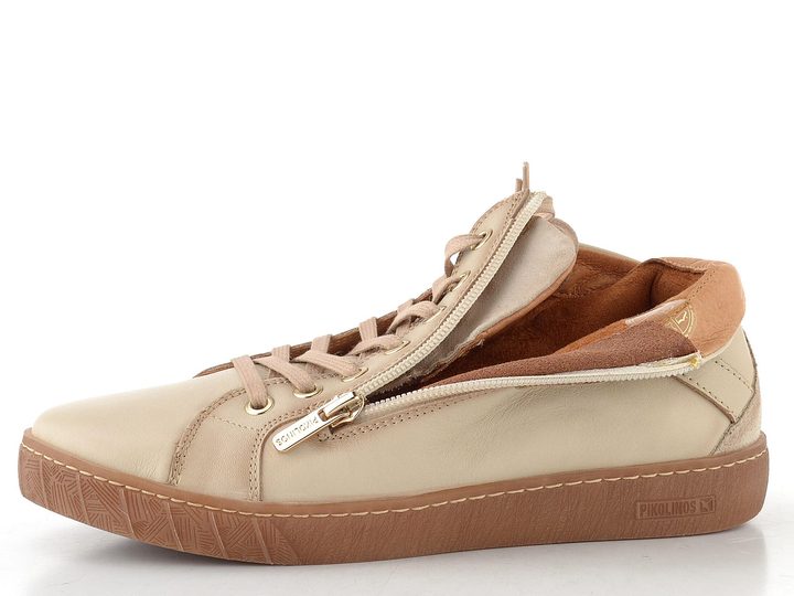 Pikolinos kotník se zipem Lanzarote marfil W7B-8868C1