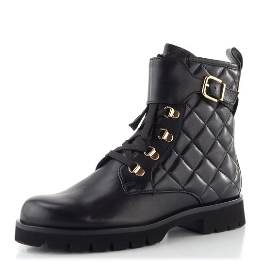 Högl luxusní šněrovací kotník černý 0-101540-0100