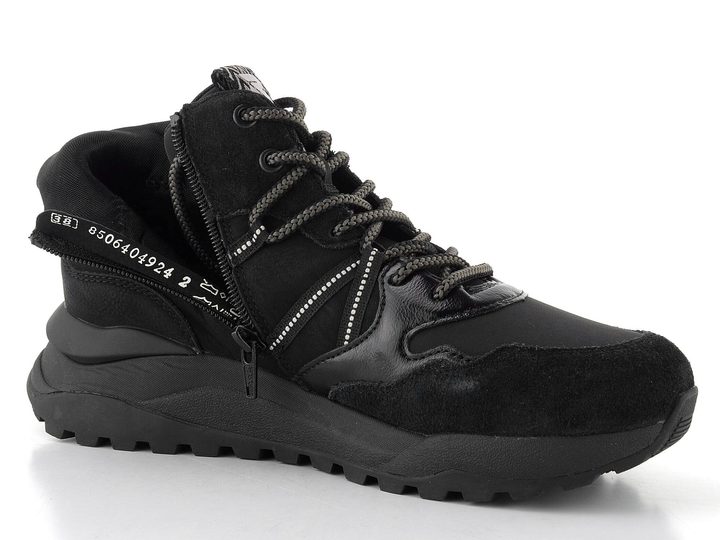 Rieker Sport kotníkové tenisky s membránou černé W2570-00