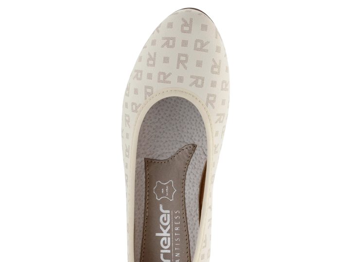 Rieker baleríny s potiskem béžové 51994-81