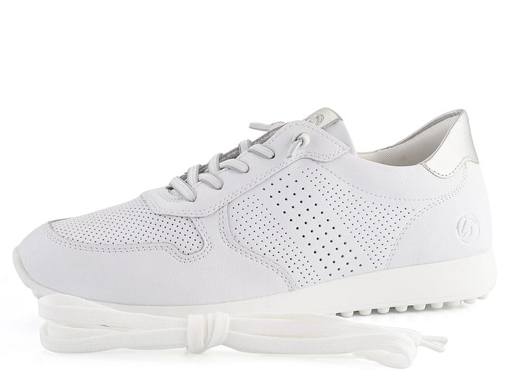 Remonte dámské tenisky bílo-stříbrné  D3100-80