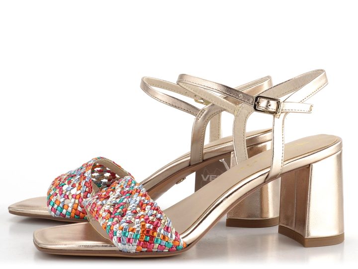 Tamaris sandály na širokém podpatku Multicolor 1-28055-42