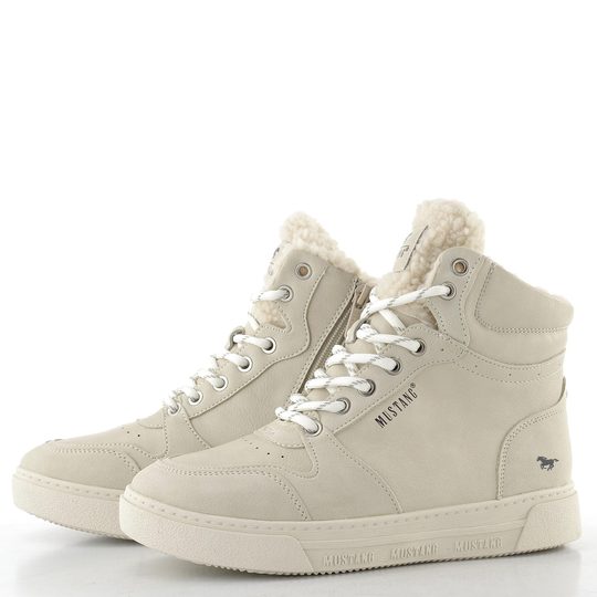 Mustang šněrovací kotník white 15M0212005