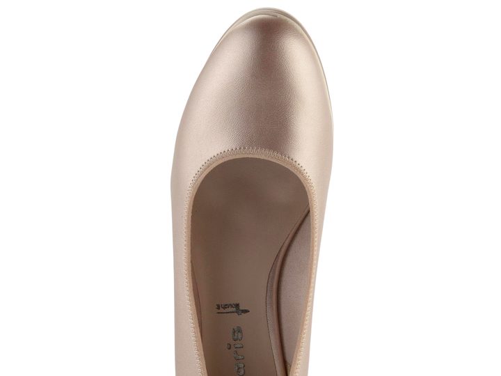 Tamaris lodičky na klínu Light gold 1-22305-42