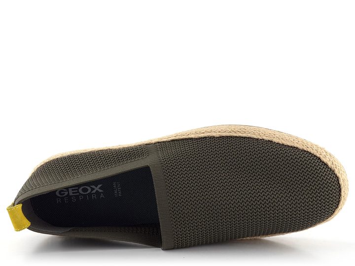 Geox pánske mokasíny Pantelleria Military U35DWB0006KC3009