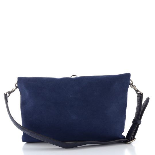 Hispanitas kabelka z recyklované kůže navy blue BI264948