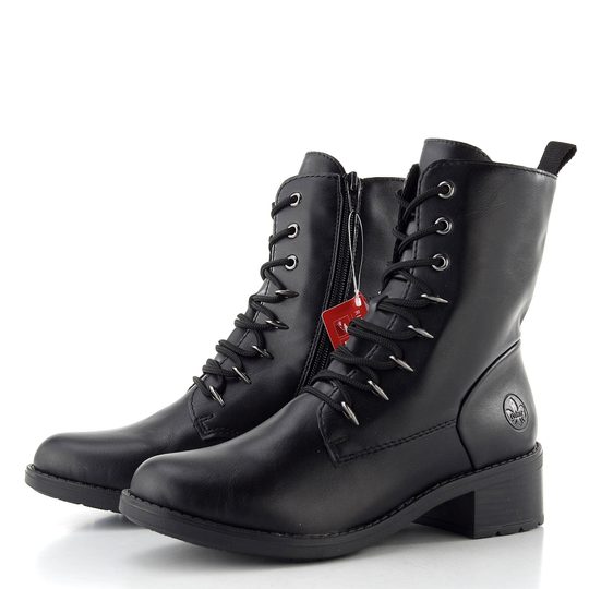 Rieker šněrovací kotník černý 75430-00