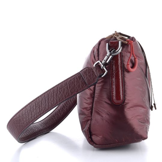 Hispanitas nylonová kabelka s dvoma popruhmi wine BI254151