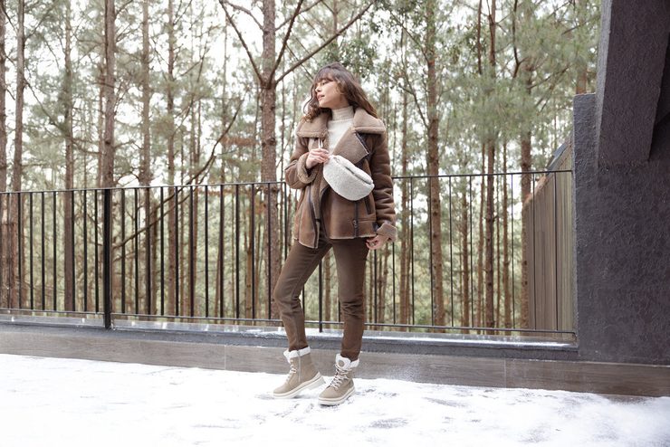 Remonte městský batoh s ledvinkou crema/sand/reh/ivory Q0533-61