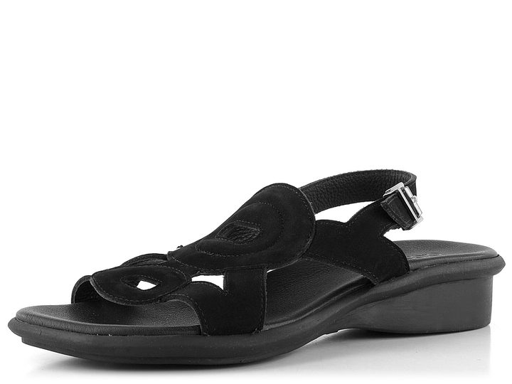Arche nubukové sandále Saoxko Noir 14H01