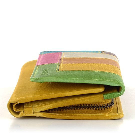 Dámska peňaženka patchwork yellow/multi LG-11/D