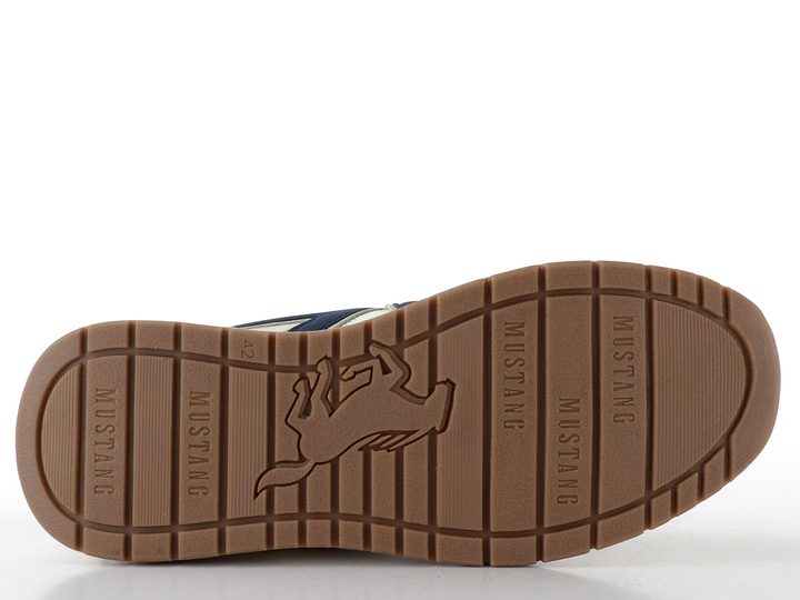 Mustang pánske šnurovacie tenisky grey/white/navy 26M0291004
