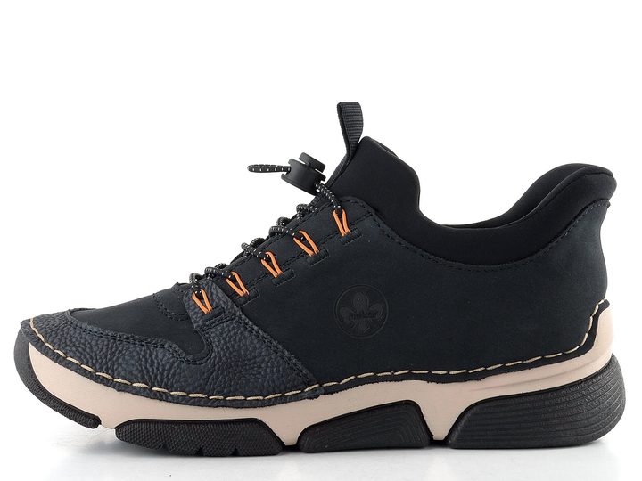 Rieker prozouvací polobotky modrý 45963-14