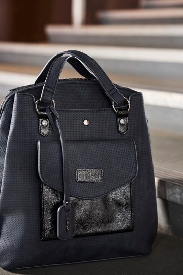 Rieker kabelka - batoh modro-černý H1036-14