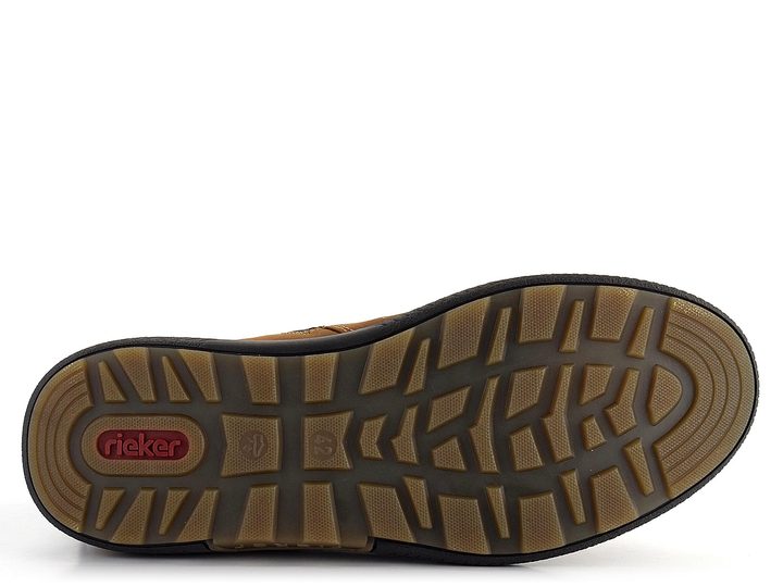 Rieker pánska šnurovacia členková obuv hnedá Noce/Schoko B3312-22