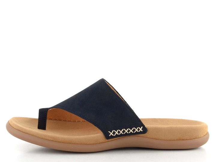 Gabor nubukové pantofle žabky Nightblue 03.700.16