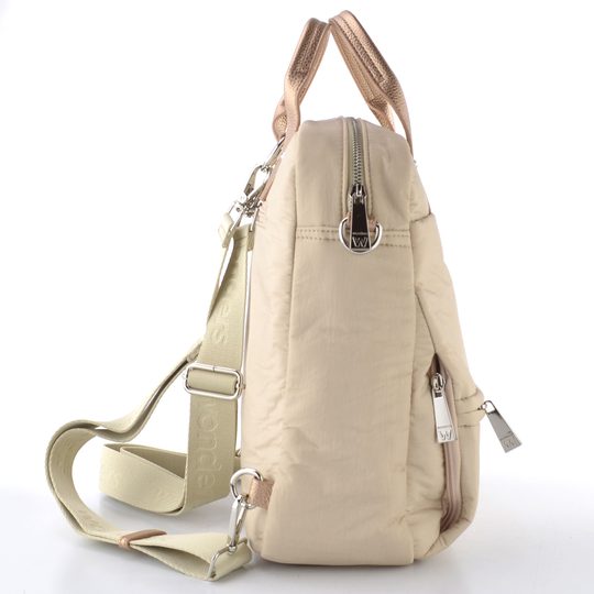 Wonders nylonový batoh beig WB-52006