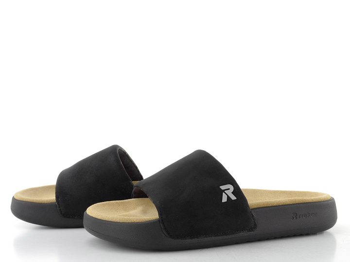 Rieker Sport dámské pantofle černé W3250-00