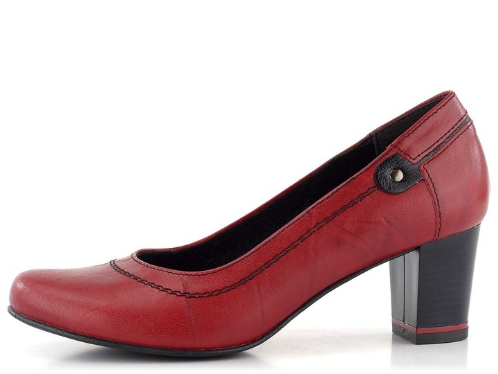 Barton lodičky červené/černé 2414