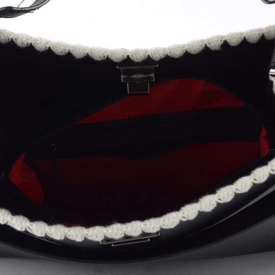 Remonte shopper kabelka s etují černá Q0771-00