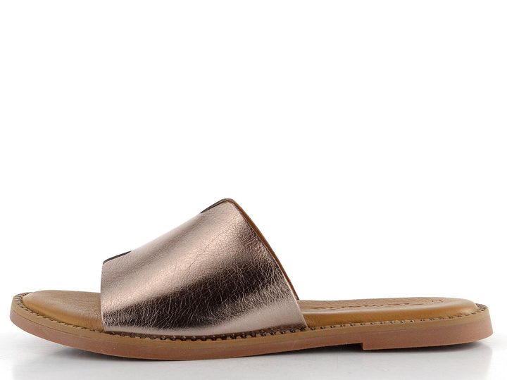 Tamaris kožené pantofle Pewter 1-27135-42