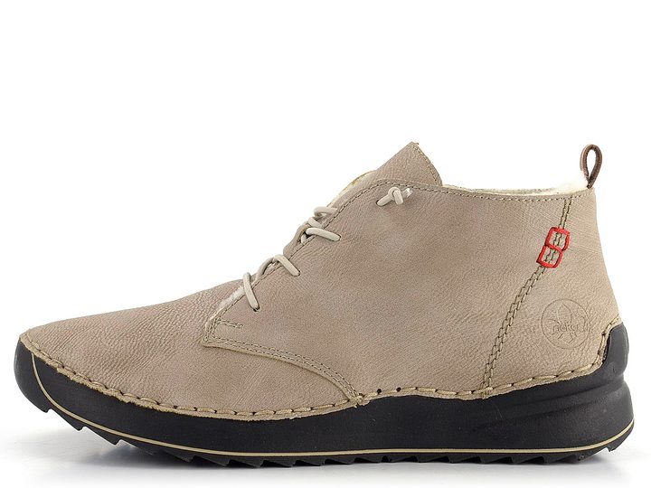 Rieker kotník na vyšší podešvi béžový 51510-60