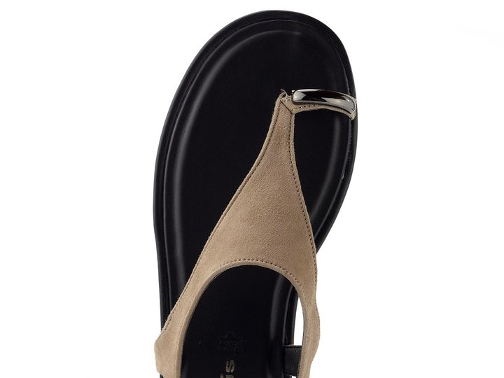 Tamaris sandály/žabky taupe 1-28142-46