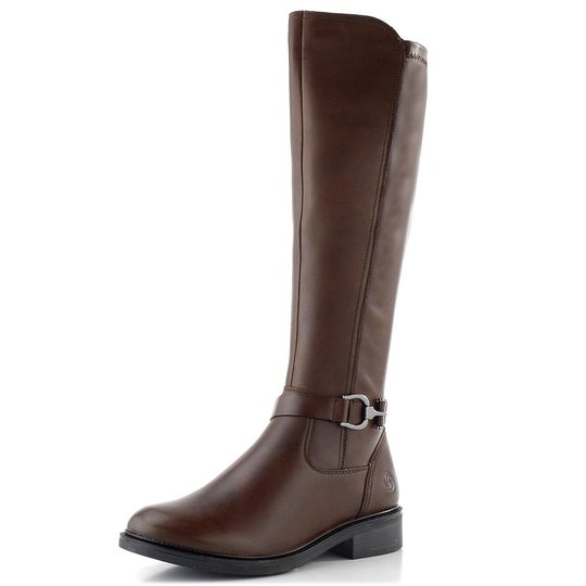 Remonte hnědé hladké kozačky D2W77-25