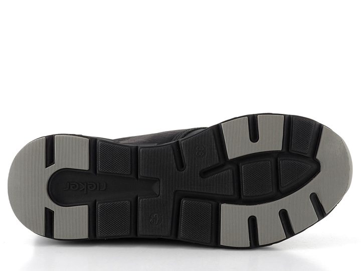 Rieker Sport čierne nazúvacie tenisky M9051-00