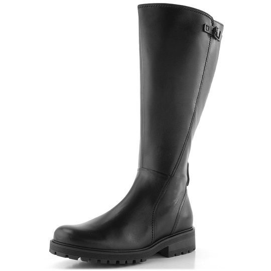 Gabor širšie čierne čižmy L-Vario 72.767.57