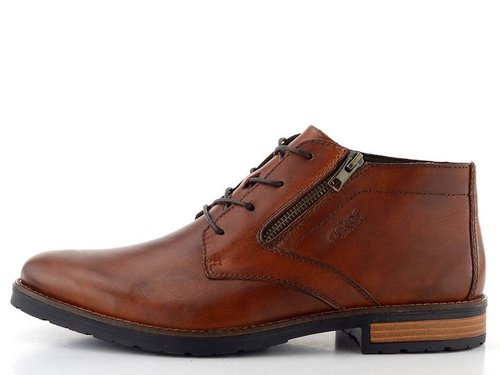 Rieker pánský elegantní kotník hnědý 14609-24