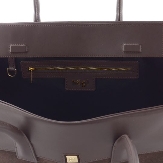 Högl luxusní shopper kabelka chocplum 2-148512-2100