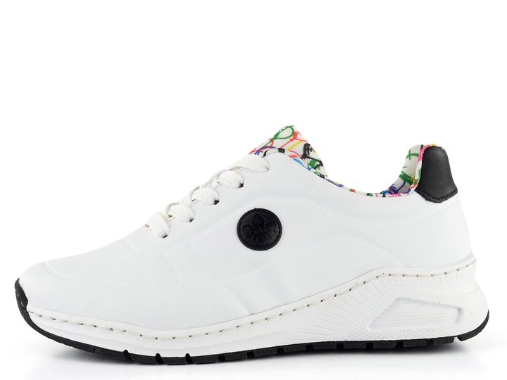 Rieker tenisky na kline biele M4903-80