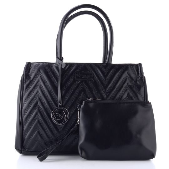 Remonte shopper kabelka s etují černá Q0724-00