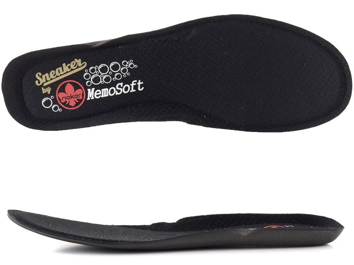 Rieker šněrovací kotník na platformě černý 48030-00